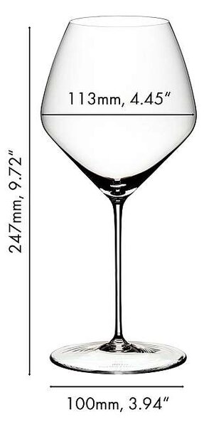Riedel Veloce Pinot Noir poháre na víno 763 ml 2 ks