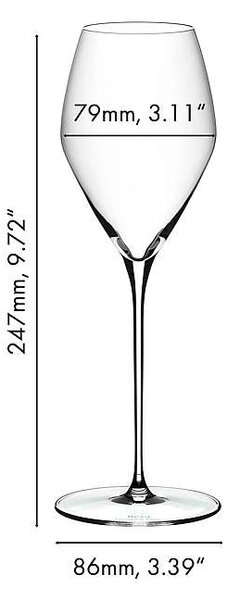 Riedel Veloce Sauvignon blanc poháre na víno 347 ml 2 ks