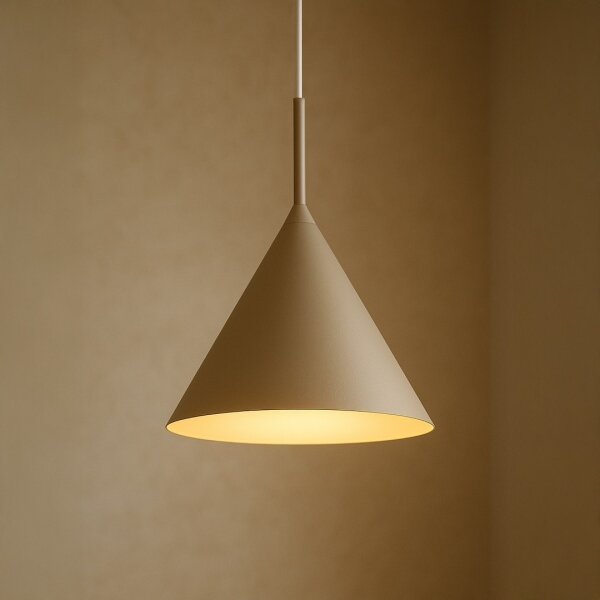 Luster na lanku CAPITAL 1xGX53/15W/230V priemer 32 cm béžová