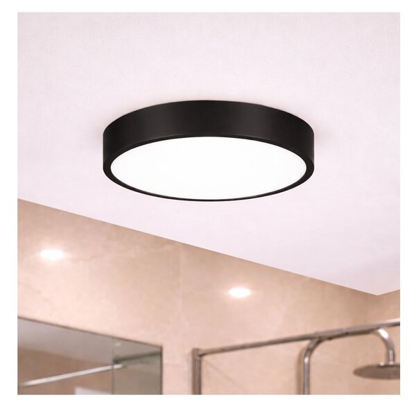 Brilagi - LED Kúpeľňové stropné svietidlo POOL LED/24W/230V pr. 30 cm IP54 čierna