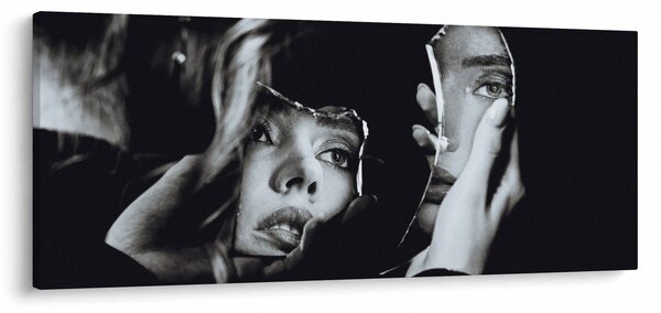 Obraz - Pohľad do zrkadla (120x50 cm)