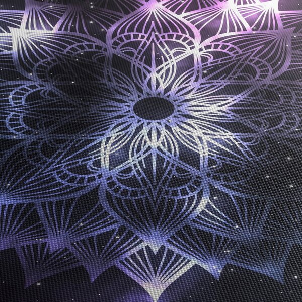 Obraz - Lotusová mandala vo vesmíre (90x60 cm)
