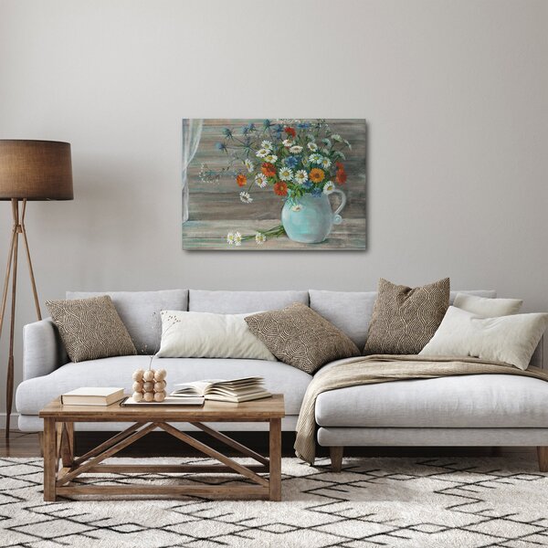 Obraz - Lúčne kvety, olejomaľba (70x50 cm)
