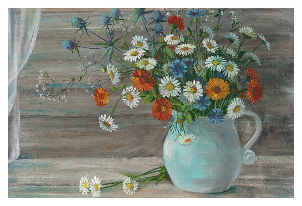 Obraz - Lúčne kvety, olejomaľba (90x60 cm)