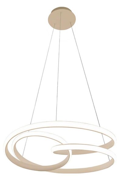 LED luster na lanku RIBBON LED/42W/230V béžový