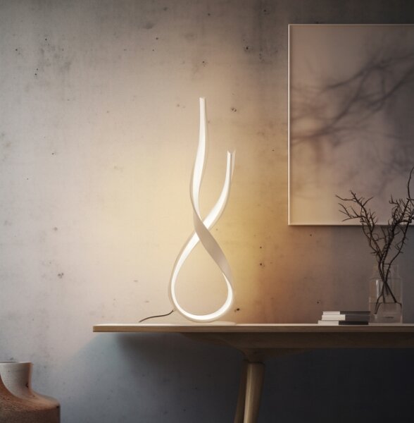 LED stolná lampa RIBBON LED/21W/230V béžová