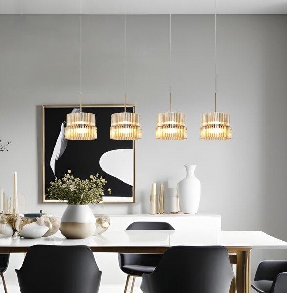 LED luster na lanku LUXE LED/46W/230V mosadz