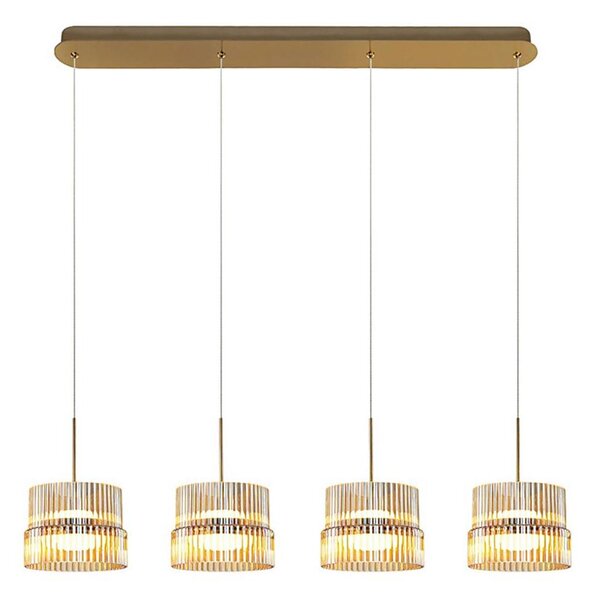 LED luster na lanku LUXE LED/46W/230V mosadz