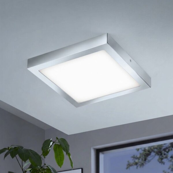 Eglo 33668-LED RGBW Stmievateľné kúpeľňové svietidlo FUEVA-C 21W/230V 30x30cm