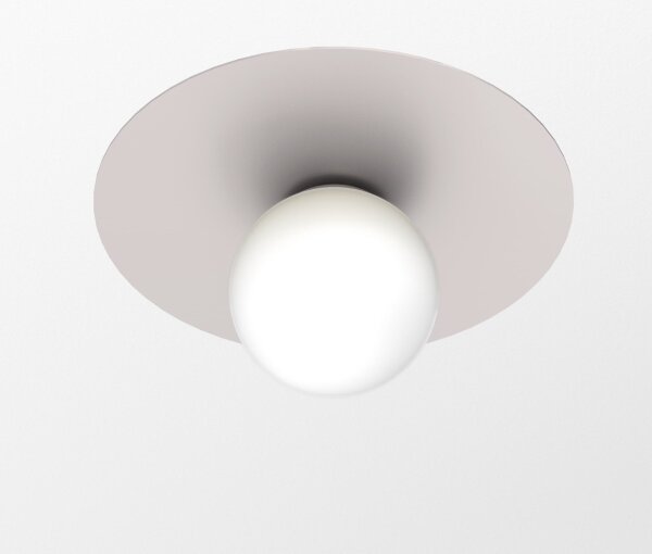 Stropné svietidlo FLAT 1xE27/15W/230V priemer 35 cm krémové