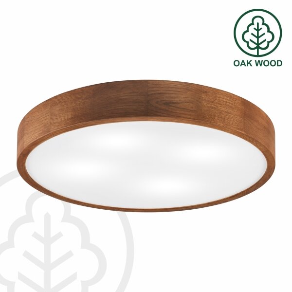 Brilagi - LED stropné svietidlo CARVALHO 4xE27/60W/230V dub čerešňa pr. 57,5 cm