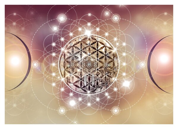 Obraz - Mandala s elementmi (70x50 cm)
