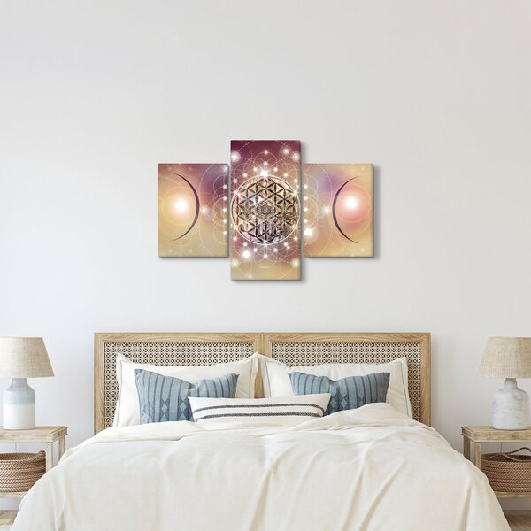 Obraz - Mandala s elementmi (90x60 cm)