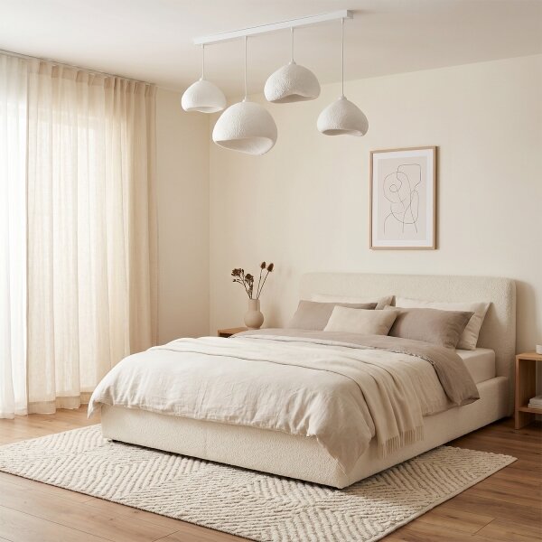 Brilagi - Luster na lanku WABI SABI 4xE27/40W/230V biela