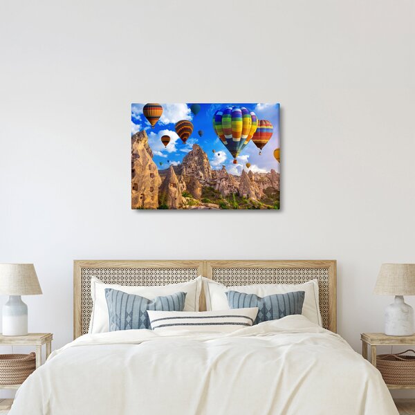 Obraz - Teplovzdušné balóny, Cappadocia, Turkey. (70x50 cm)
