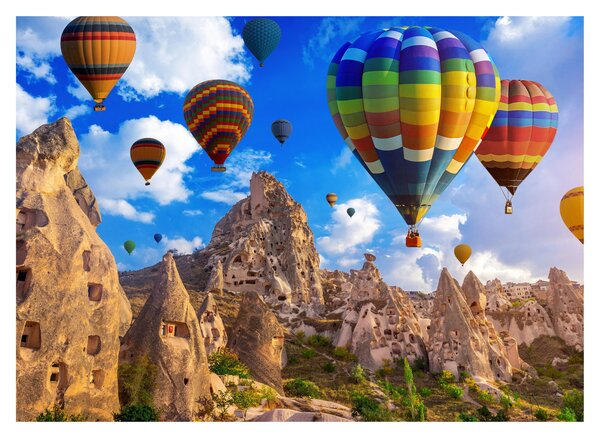 Obraz - Teplovzdušné balóny, Cappadocia, Turkey. (70x50 cm)
