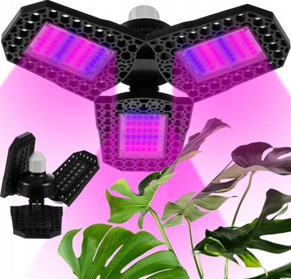 Gardlov 20440 Osvetlenie pre pestovanie rastlín GROW LIGHT E27, 108 LED 8W