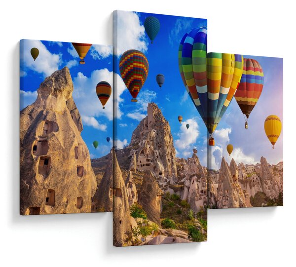 Obraz - Teplovzdušné balóny, Cappadocia, Turkey. (90x60 cm)