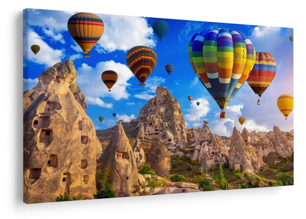 Obraz - Teplovzdušné balóny, Cappadocia, Turkey. (90x60 cm)