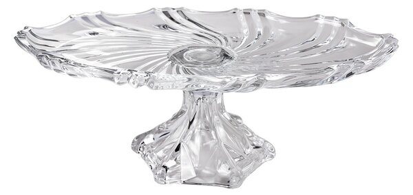 Transparentná sklenená servírovacia misa/tanier - 36*20*13 cm - Clayre & Eef