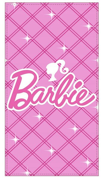 DETSKÝ UTERÁK BARBIE 70X140 CM VZOROVANÁ