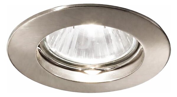 Ideal Lux - Podhľadové svietidlo JAZZ 1xGU10/50W/230V pr. 7,7 cm matný chróm