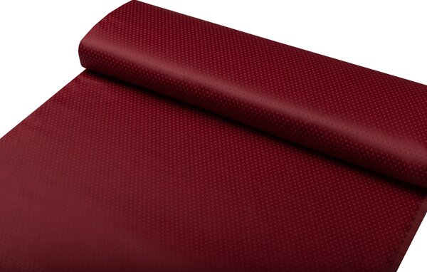 Dekoračná látka PM-002 Drobné nopky - vínovo červená - šírka 160 cm