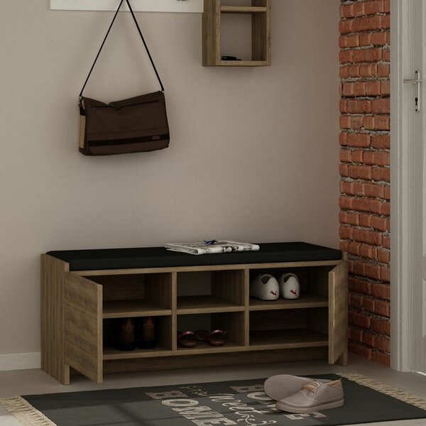 Skrinka na topánky Zulla Dark Oak
