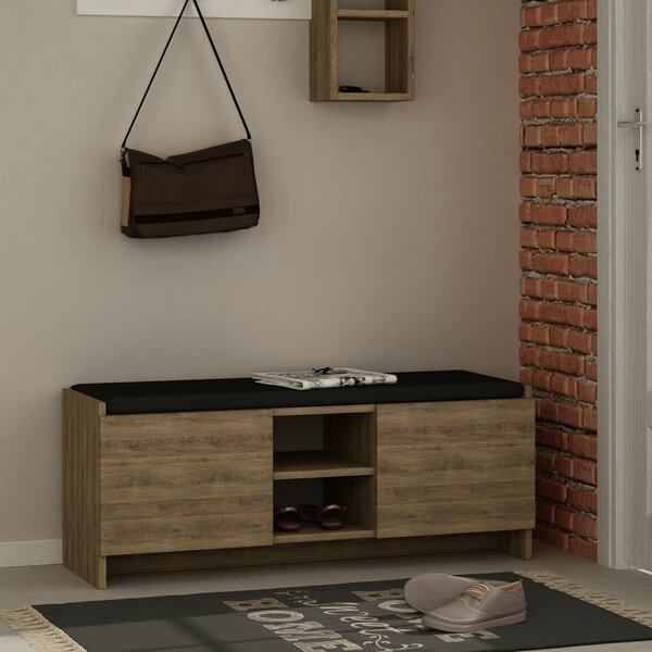Skrinka na topánky Zulla Dark Oak