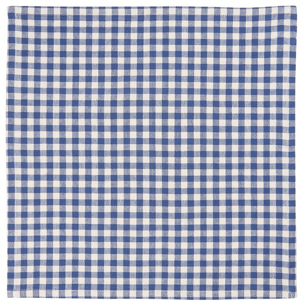 Bavlnený obrúsok Lucas Dark Blue Small Checks