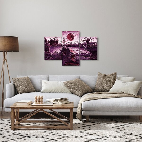 Obraz - Očarovaná dedina (90x60 cm)