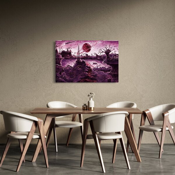 Obraz - Očarovaná dedina (90x60 cm)
