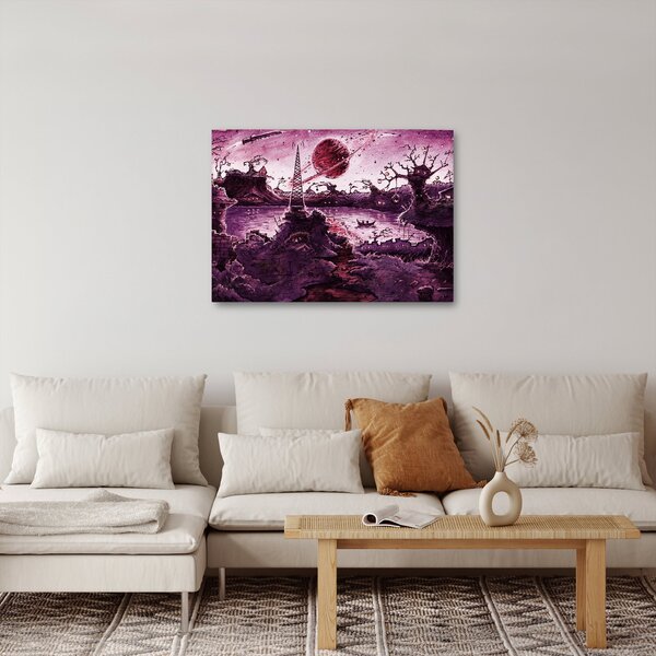 Obraz - Očarovaná dedina (70x50 cm)
