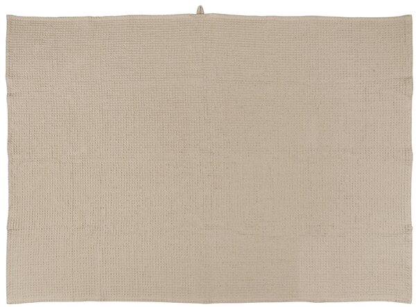 Bavlnená osuška Liseleje Waffle Beige 100 × 150 cm