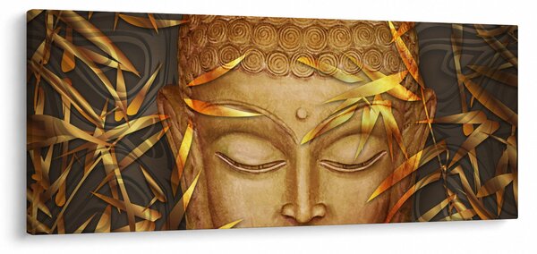 Obraz - Zlatý Budha (120x50 cm)