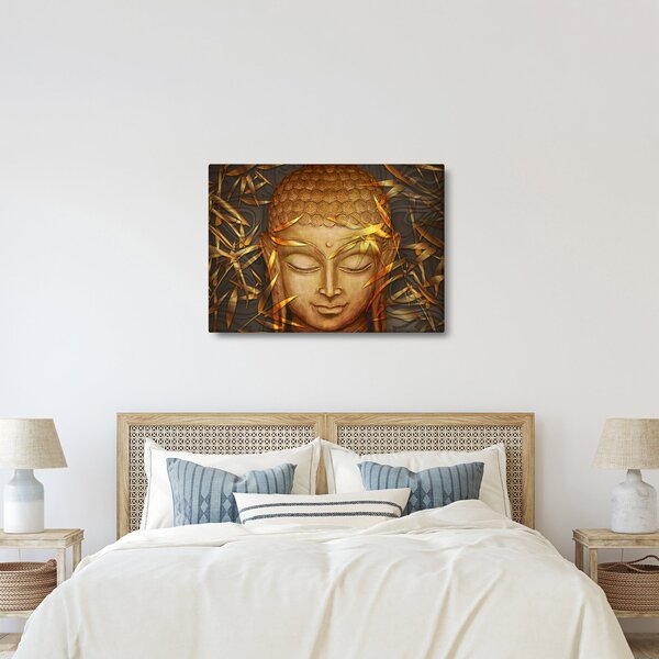 Obraz - Zlatý Budha (70x50 cm)