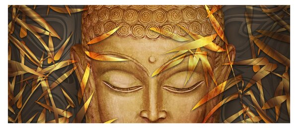 Obraz - Zlatý Budha (120x50 cm)