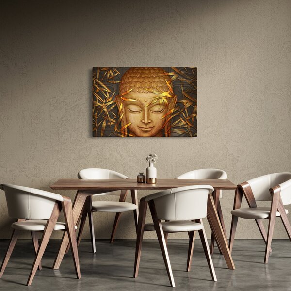 Obraz - Zlatý Budha (90x60 cm)