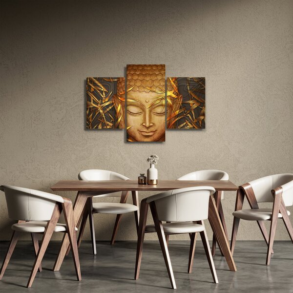 Obraz - Zlatý Budha (90x60 cm)
