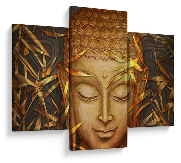 Obraz - Zlatý Budha (90x60 cm)