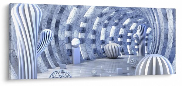 Obraz - 3D abstrakcia (120x50 cm)