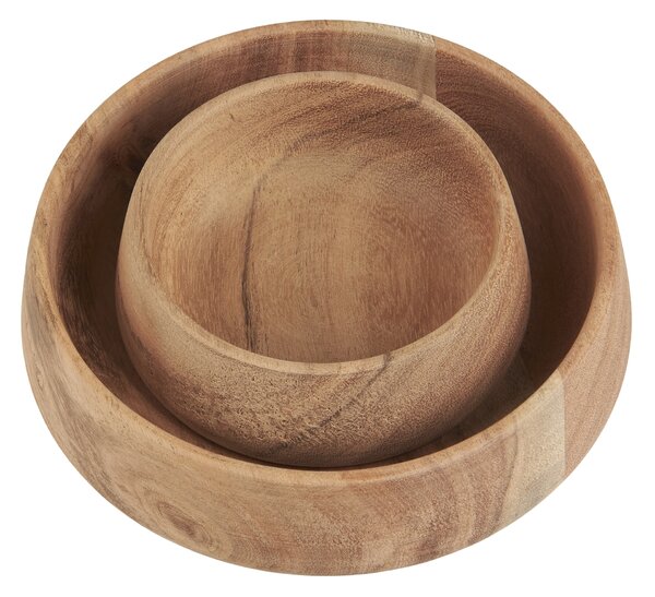 Drevená miska Acacia Wood – set 2 ks
