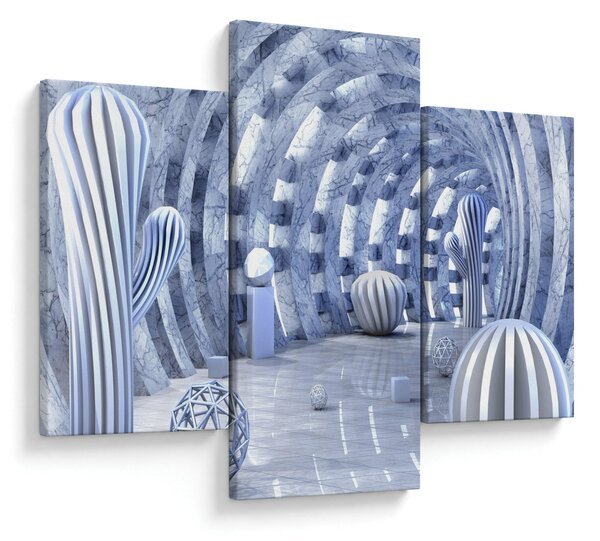 Obraz - 3D abstrakcia (90x60 cm)