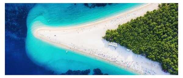 Obraz - Ostrav Hvar, Chorvátsko (120x50 cm)