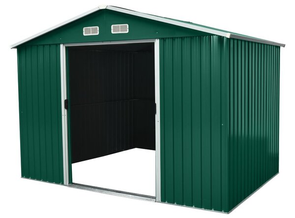 Záhradný domček BestBerg ZDB-7Z / 7,2 m² / 301 x 238 x 214 cm / zelený
