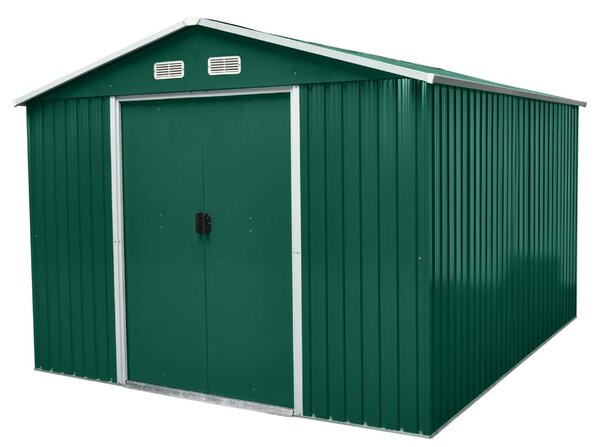 Záhradný domček BestBerg ZDB-9Z / 9 m² / 279 x 324 x 211 cm / zelený