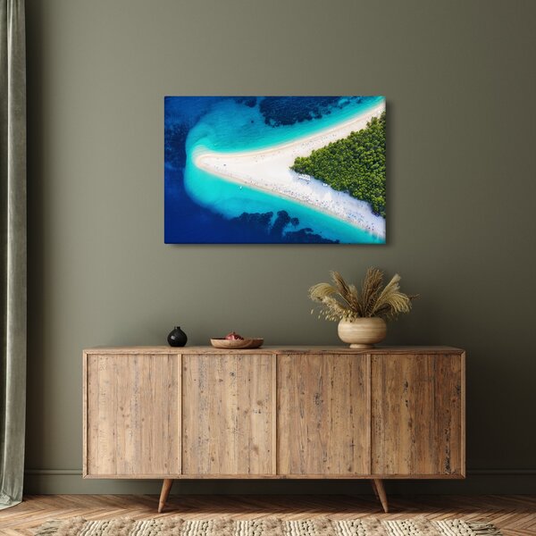 Obraz - Ostrav Hvar, Chorvátsko (90x60 cm)