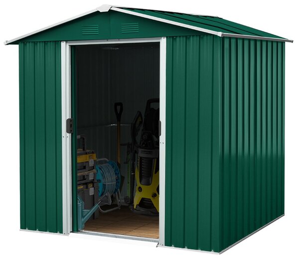 Záhradný domček BestBerg ZDB-2Z / 2,5 m² / 194 x 131 x 184 cm / zelený