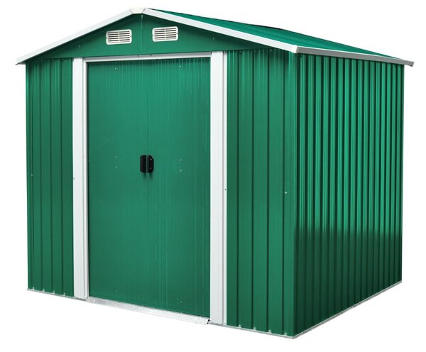 Záhradný domček BestBerg ZDB-4Z / 4,1 m² / 236 x 174 x 206 cm / zelený
