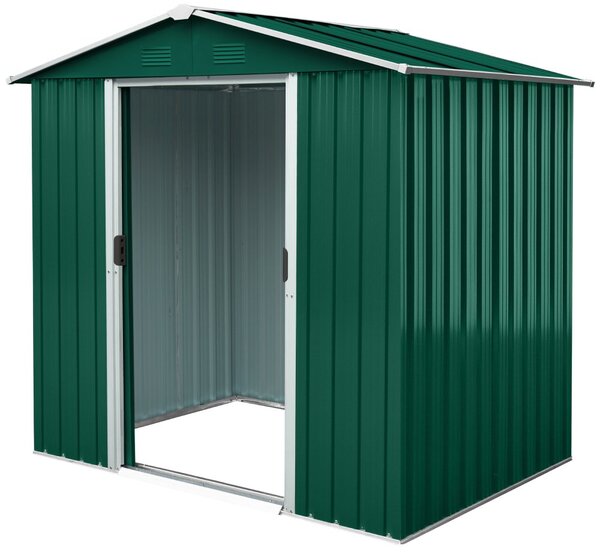 Záhradný domček BestBerg ZDB-2Z / 2,5 m² / 194 x 131 x 184 cm / zelený
